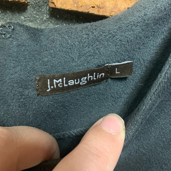 J.McLaughlin Charcoal Short Sleeve Dress - Picture 3 of 4